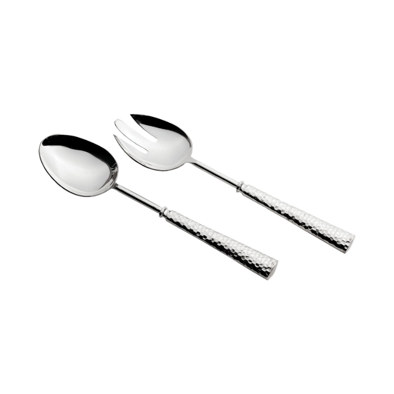 Kenia Hammered Salad Server - Set of 2