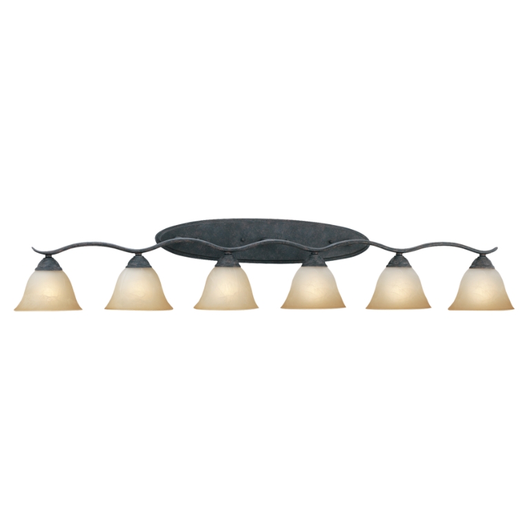 Prestige 54.5'' Wide 6-Light Vanity Light