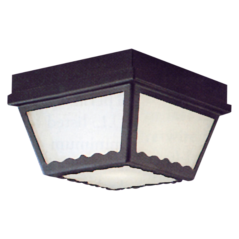 Outdoor Essentials 9.5'' Wide 2-Light Outdoor Flush Mount