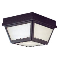 Outdoor Essentials 9.5'' Wide 2-Light Outdoor Flush Mount
