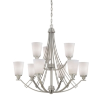 Wright 33'' Wide 9-Light Chandelier